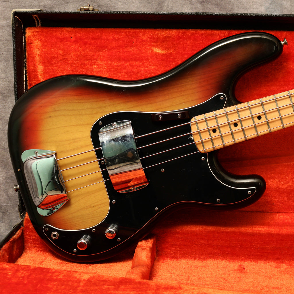 1975 Fender Precision Bass, Sunburst – Andy Baxter Bass & Guitars