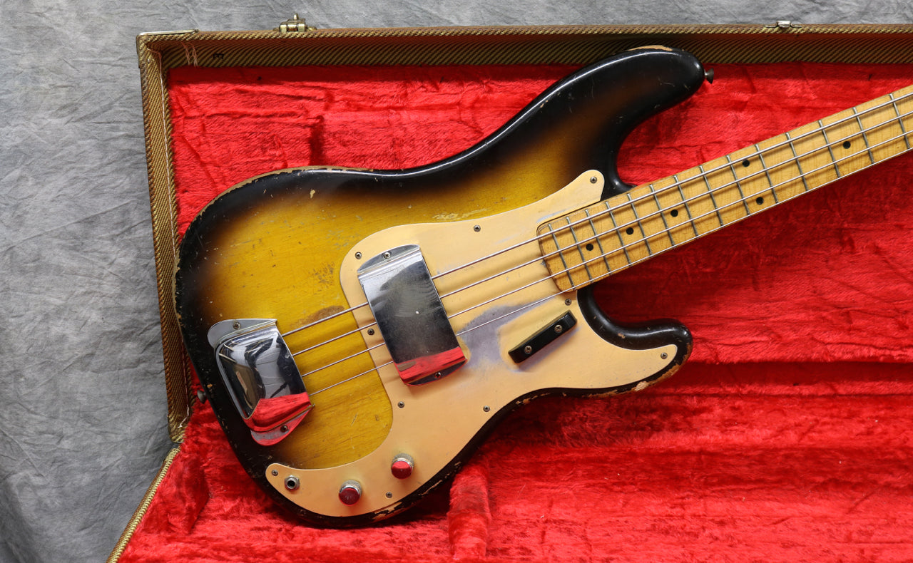 1957 Fender Precision Bass, 2-Tone Sunburst – Andy Baxter Bass & Guitars