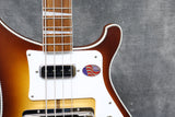 2022 Rickenbacker 4003, Satin Autumnglo, Checker Binding, Ltd Edition