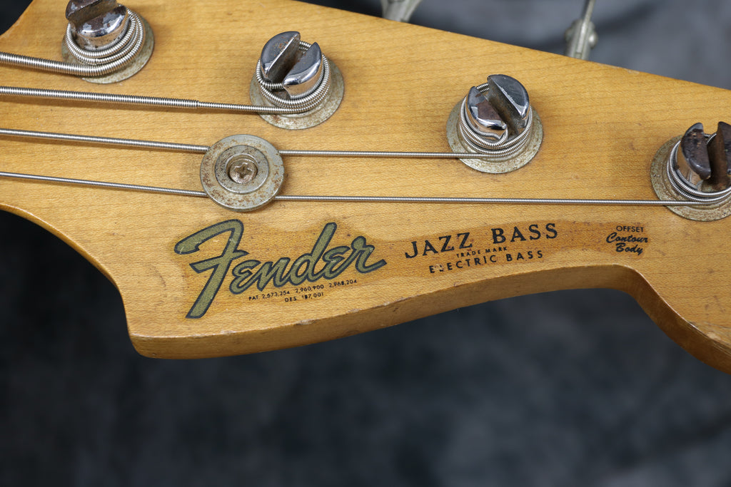 1961 Fender "Stack Knob" Jazz Bass, Sunburst Refinish Andy Baxter