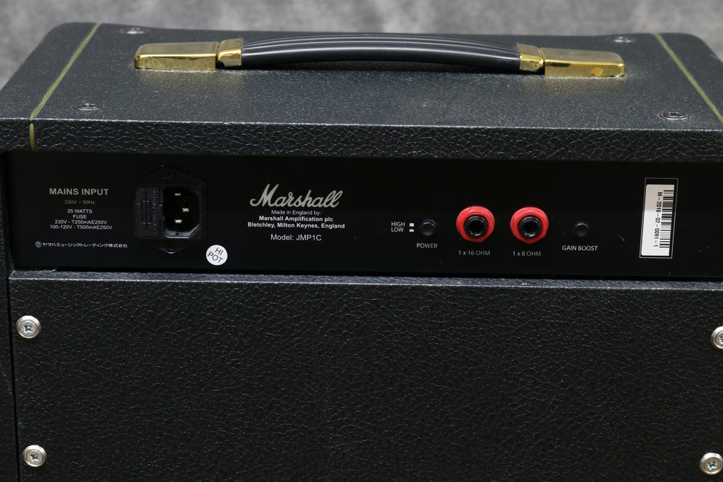 Jmp2012 2012 Marshall JMP-1C, 50th Anniversary 1W combo – Andy Baxter Bass ...