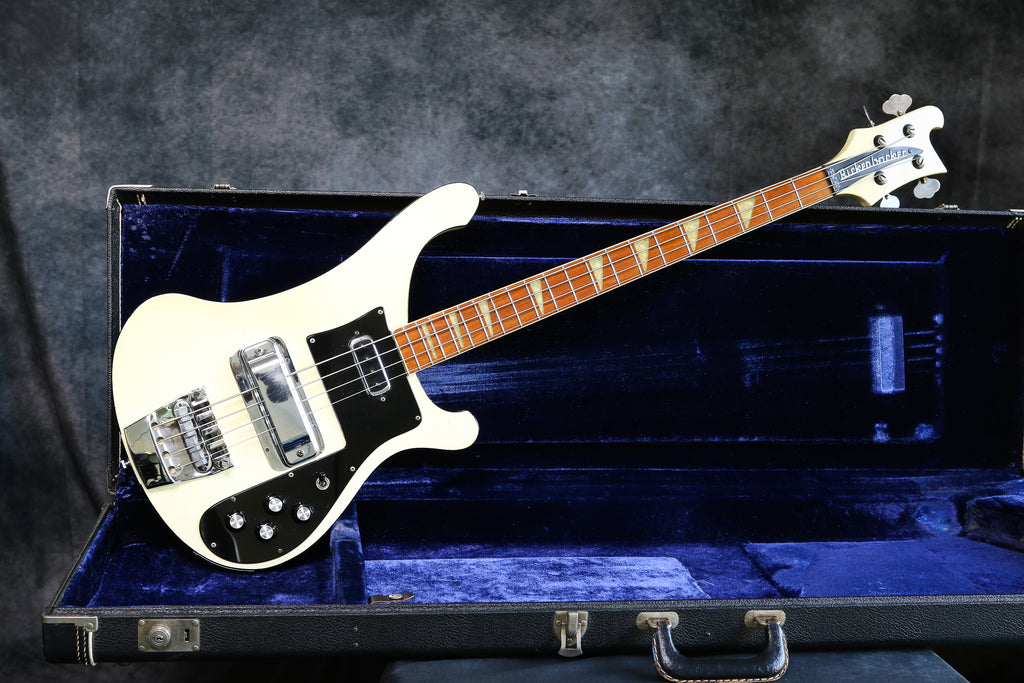 1976 Rickenbacker 4001, White – Andy Baxter Bass & Guitars