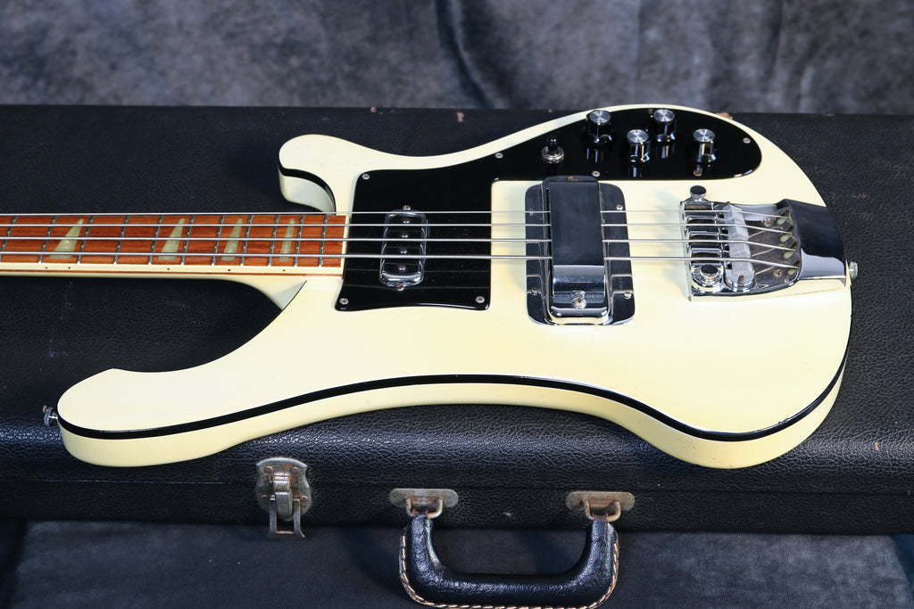 1976 Rickenbacker 4001, White – Andy Baxter Bass & Guitars
