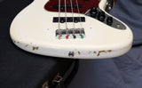 1965 Fender Jazz Bass, Olympic White, Matching Headstock