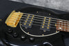 2006 Ltd Edition Music Man Bongo 5 HH, Black & Gold