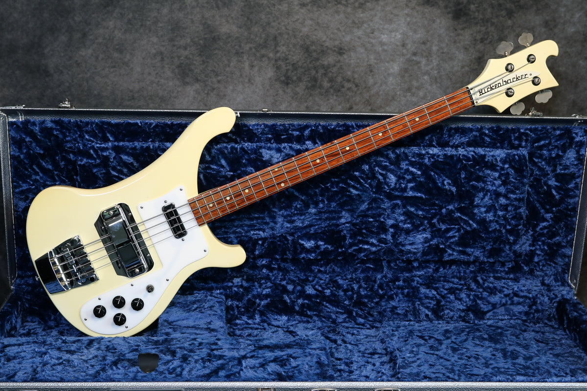1980 Rickenbacker 4001S, White – Andy Baxter Bass & Guitars