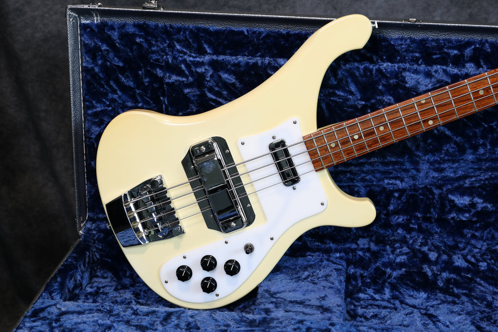1980 Rickenbacker 4001S, White – Andy Baxter Bass & Guitars