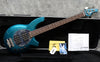 2005 Music Man Bongo 4 HH, Teal Pearl