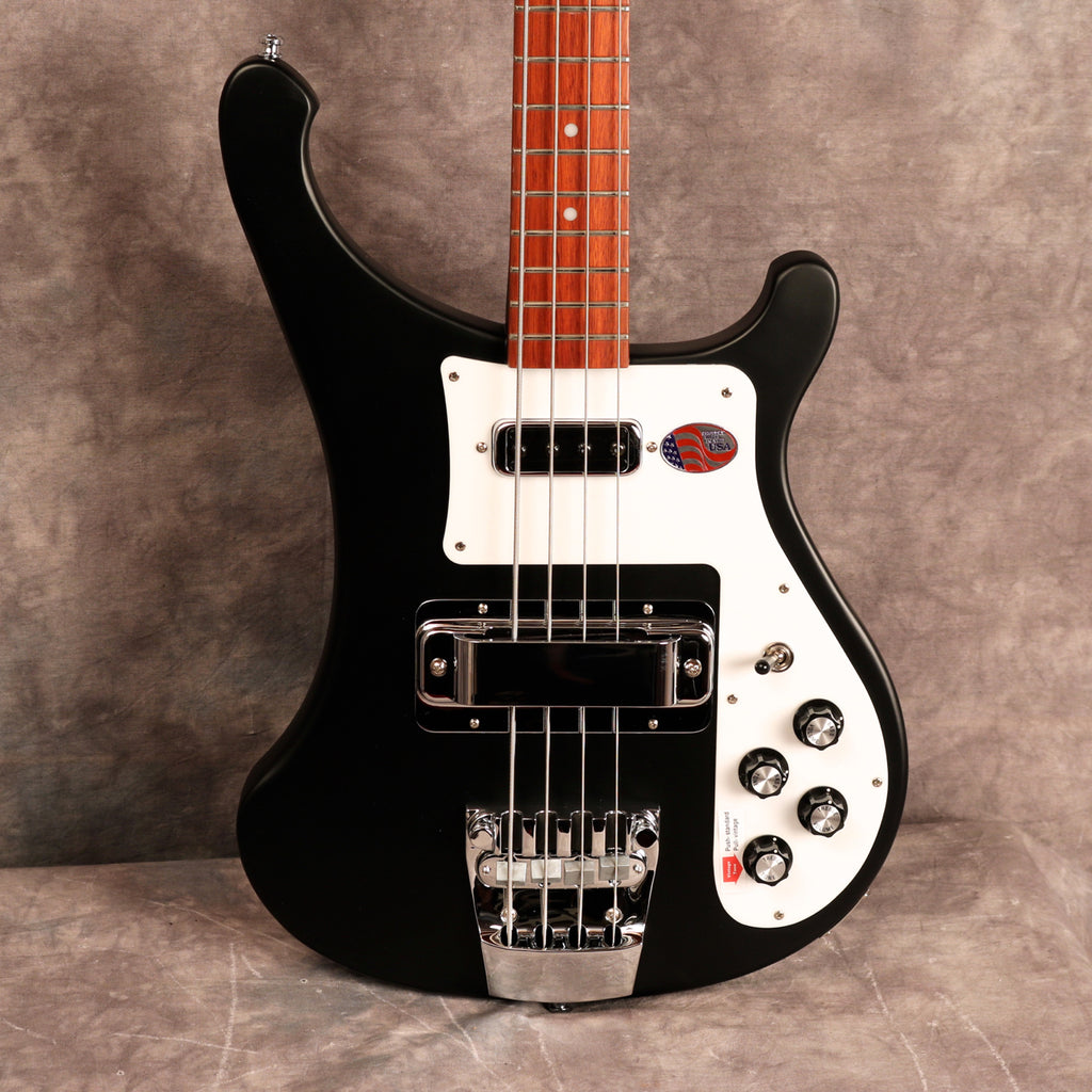 2019 Rickenbacker 4003S Matte Black Andy Baxter Bass Guitars