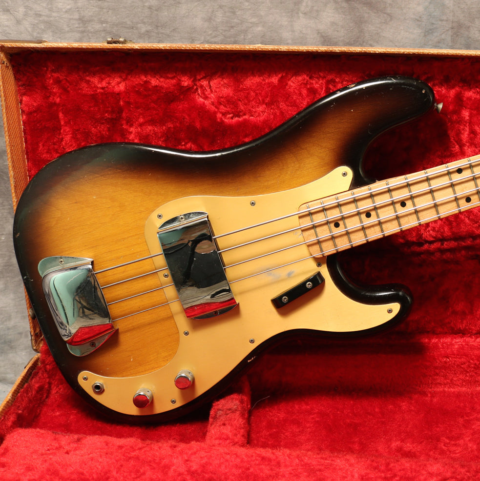 1957 Fender Precision Bass, 2-Tone Sunburst – Andy Baxter Bass & Guitars