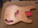1961 Fender Precision Bass, Fiesta Red Refinish